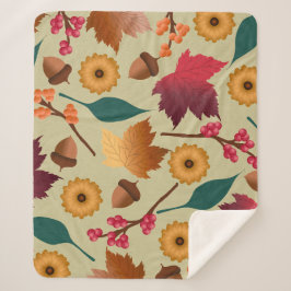 Gold Shimmer Herbst Sherpa Blanket Sherpadecke