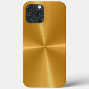 Gold Shiny Stainless Steel Metal Case-Mate iPhone Hülle