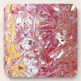 Gold, Silber, Rot, Roségold, Marmorkunst Getränkeuntersetzer