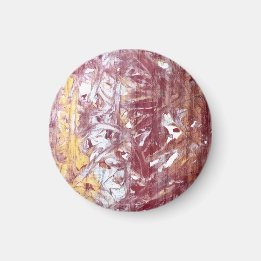 Gold, Silber, Rot, Roségold, Marmorkunst Magnet