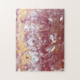 Gold, Silber, Rot, Roségold, Marmorkunst Puzzle