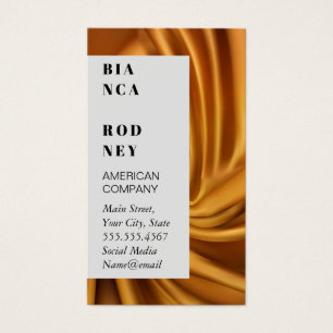 Gold Silk Fabric Bunched Up