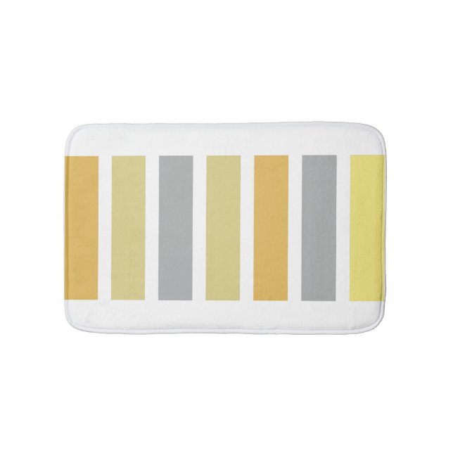 Gold Silver Bronze Metal Hues Badematte (Vorderseite)
