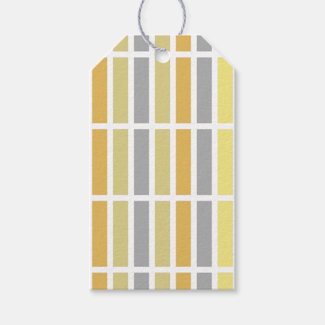 Gold Silver Bronze Metal Hues Geschenkanhänger (Vorderseite)