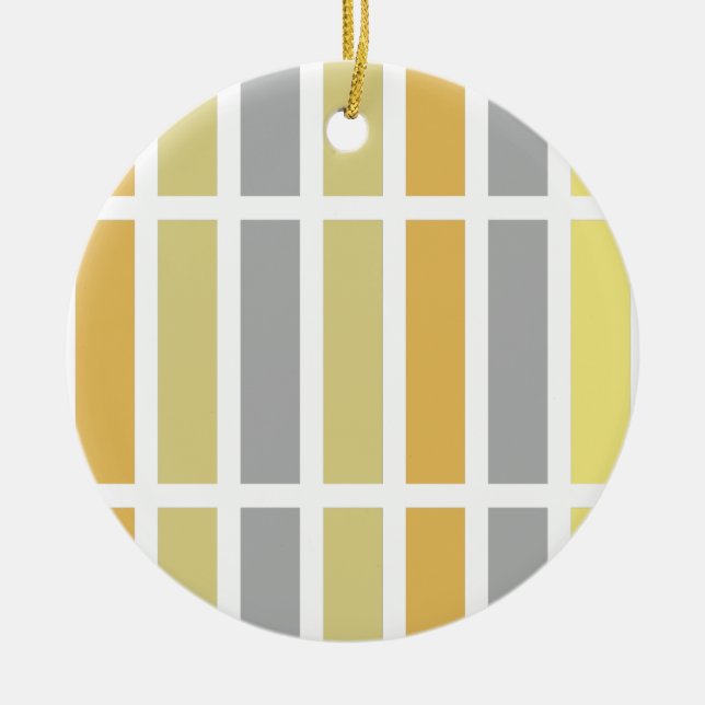 Gold Silver Bronze Metal Hues Keramik Ornament (Vorne)