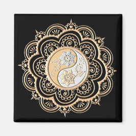 Gold & Silver Mandala Magnet