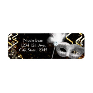 Gold & Silver Masquerade Maske Geburtstagsparty