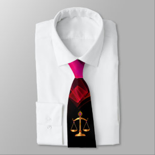 GOLD-SKALEN DES GESETZES GEMSTONES Justiz Symbol r Krawatte