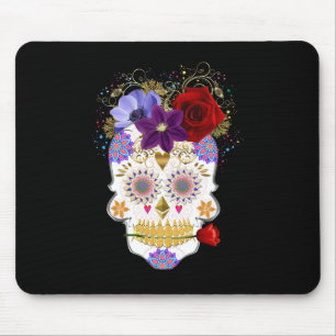Gold Skull Mouse Pad Mousepad