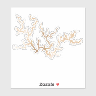 Gold Smith Lake Map Aufkleber