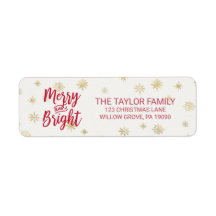 Gold Snowflake Frohe und helle Weihnachten