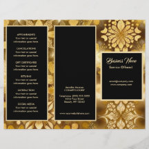 Gold Snowflake Menu & Pricing