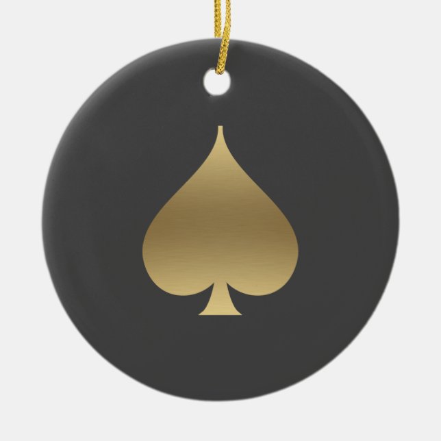 Gold Spade Ornament (Vorne)