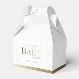 Gold Sparkle Boy Baby Dusche Geschenkschachtel