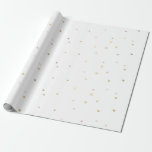Gold Sparkle Confetti Geschenkpapier<br><div class="desc">Gold Sparkle Confetti Wrapping Paper</div>