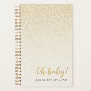 Gold Sparkle Fertilitätsdiagrammplaner Planer