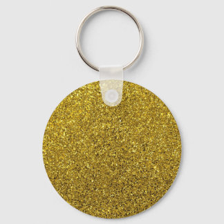 Gold Sparkle Glitzer Schlüsselanhänger