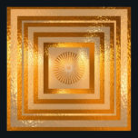 GOLD Sparkle Mandala Poster<br><div class="desc">Genießen Sie die Energie und ganzheitliche Reinheit, die Gold repräsentiert. Wird Wohlstand und Glück bringen. Behalt dir Gesundheit und Energie. Gib es jemandem, den du Liebe hast! Behalt den Goldstandard lebendig.</div>