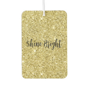 Gold Sparkling Glitzer Autolufterfrischer