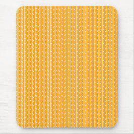 Gold Spring Leaf Modern Mousepad