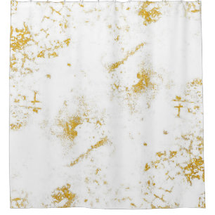 Gold spritzt Textur. Gestaltungselement Duschvorhang