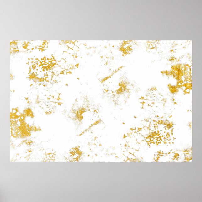 Gold spritzt Textur. Gestaltungselement für Pinsel Poster (Vorne)