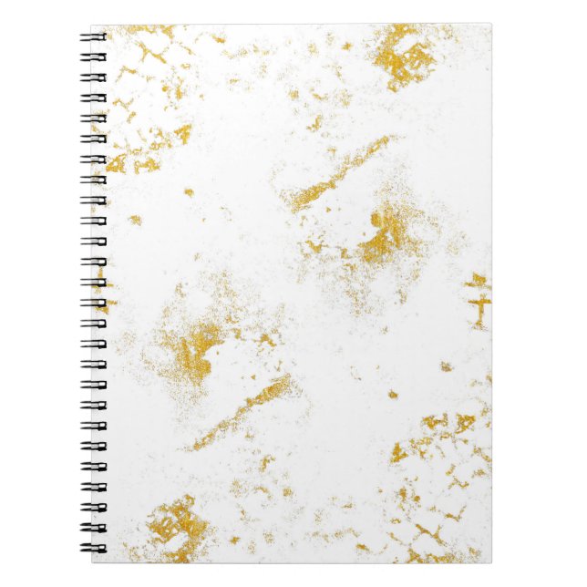 Gold spritzt Textur. Gestaltungselement Notizblock (Vorderseite)