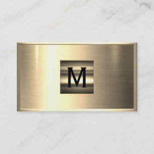 Gold Stainless Steel Metal Business Card Visitenkarte