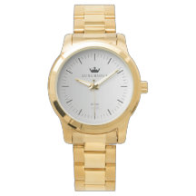 Gold Stainless Steel Watch von Luxury
