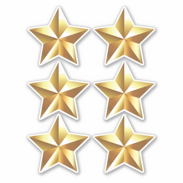 Gold Star Aufkleber (Vorderseite)