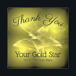 Gold Star Award - Meine Nachricht auf einem Magnet<br><div class="desc">Wie haben sie ihren Gold Star gewonnen? Sagen Sie ihnen, mit diesem personalisierten Magneten. Ein besonderer Gold Star Vielen Dank, dass Sie jeden Tag auf der Pommes Frites oder Metal Board sein werden, um ein Lächeln mitzubringen und sie an den guten Job zu erinnern. Danke, dass du ein Gold Star...</div>