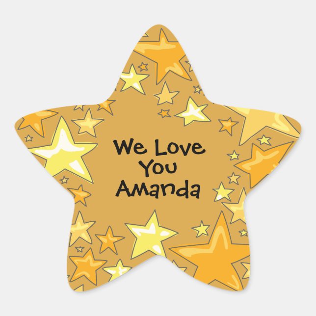 Gold Star Award Stickers (Vorderseite)