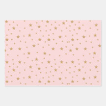 Gold Star Eleganter Glitzer Moderne Girl Baby Dusc