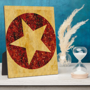 Gold Star Fotoplatte