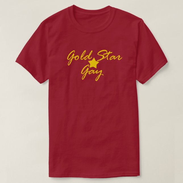 GOLD STAR GAY T-Shirt (Design vorne)