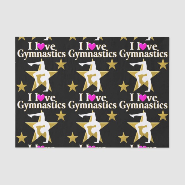 GOLD STAR GYMNAST SEIDENPAPIER (Vorderseite)