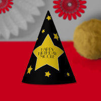 Gold Star Happy Birthday Hollywood Birthday