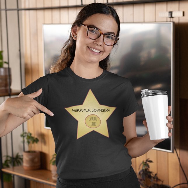 Gold Star Hollywood Superlative T-Shirt (Von Creator hochgeladen)