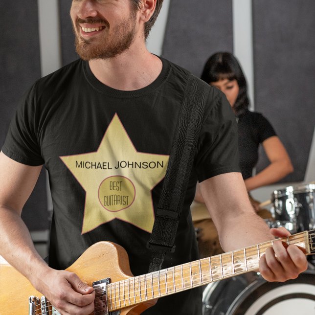 Gold Star Hollywood Superlative T-Shirt (Von Creator hochgeladen)