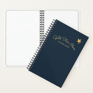 Gold Star Ideen Personalisiertes Skizzenbuch Notizbuch
