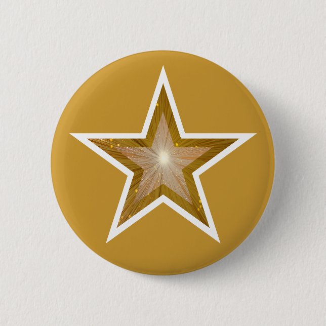 Gold-Star-Knopfgold Button (Vorderseite)