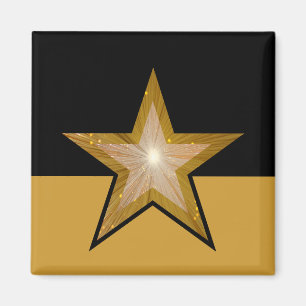 "Gold"-Star-Kühlschrankmagnet Magnet