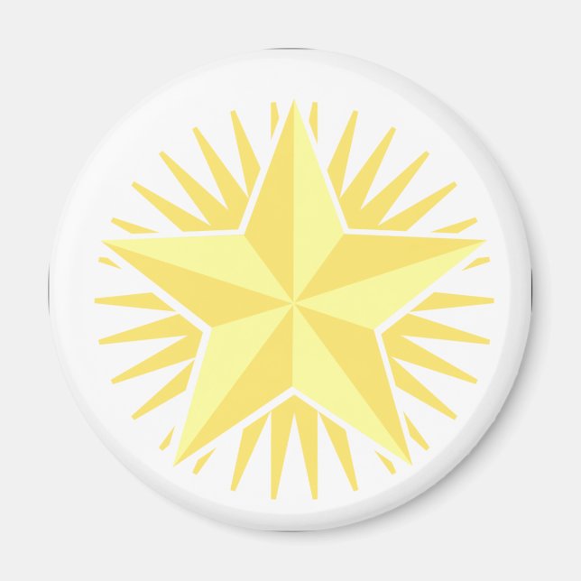 Gold Star Magnet (Vorne)