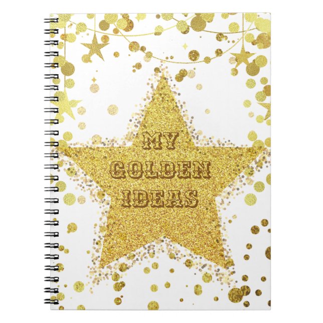 Gold Star Notizblock (Vorderseite)