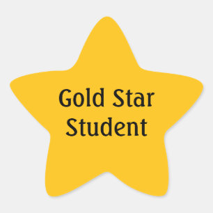 Gold Star Schüler Aufkleber Belohnung Lehrer