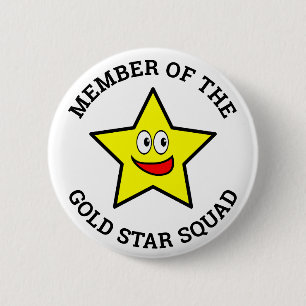 Gold Star Squad Mitglied Button