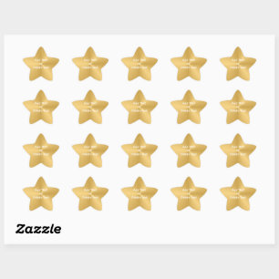 Gold Star Sticker