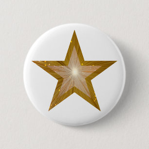 "Gold"-Star-Taste weiß Button