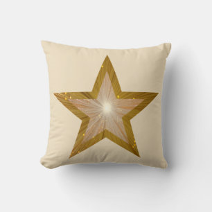 "Gold" Star "Text" Wurfkissenquadrat Kissen