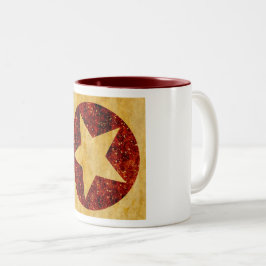 Gold Star Zweifarbige Tasse